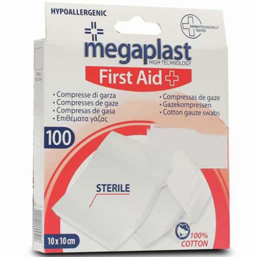 Compresa Gasa Firstaid 10x10cm x100