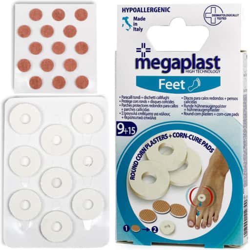 Parche+Disco Callos 9+15pc Feet