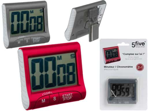 Temporizador Digital 7cm Gris