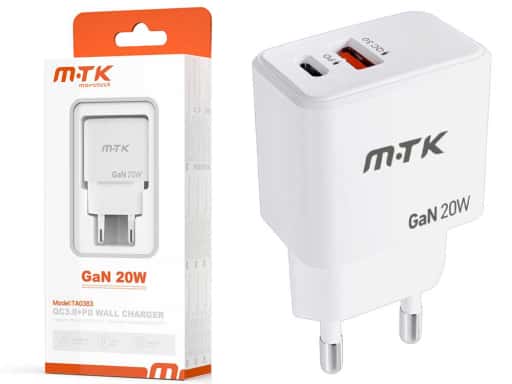 Cargador Red Lux Devin QC+PD 20W