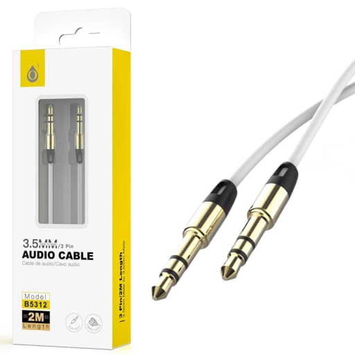 Cable Audio Jack3,5 Plank (M-M) 2m