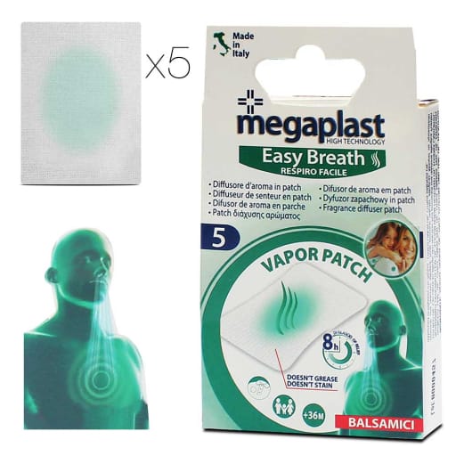 Parche Difusor Aroma 5pc Easy Breath