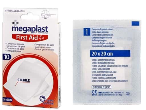 [MG-140137] Compresa Gasa 20x20cm x10 Firstaid