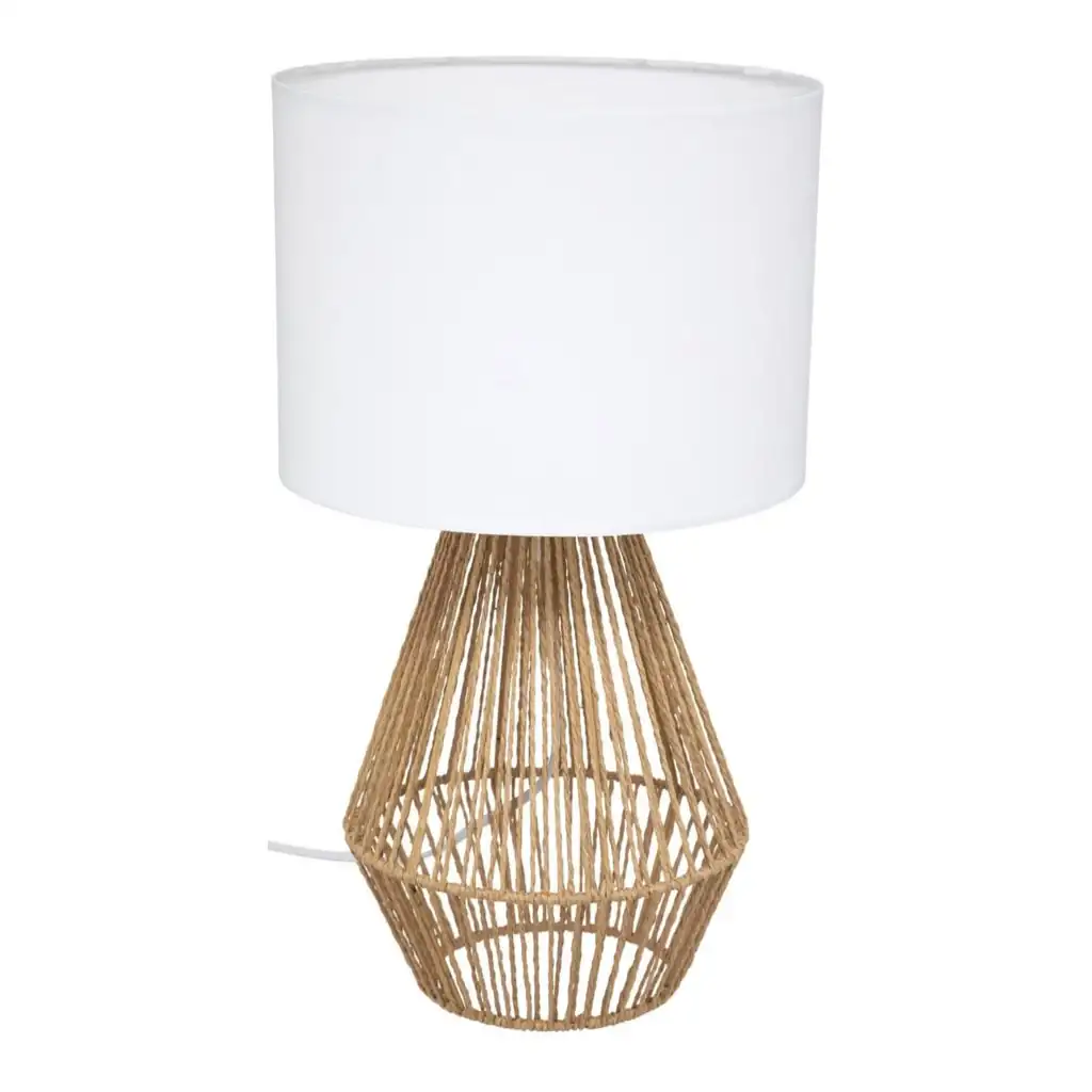 [JJ-186399] Lampara Papel Lila 40cm Natural