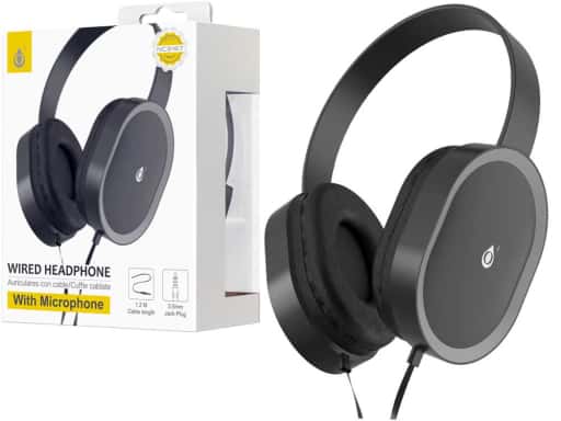 Auricular Vage +Mic 1,2m Negro+