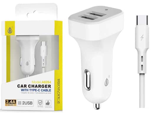Cargador Coche B.Epime 2U+Cable