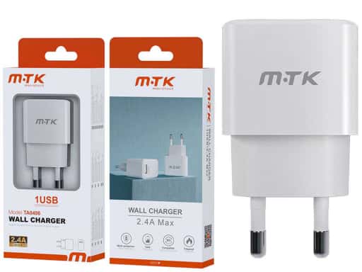 Cargador Red Lux Ayme 1USB 2,4A