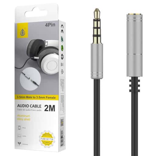 Cable Audio Jack3,5 Fox (M-H)