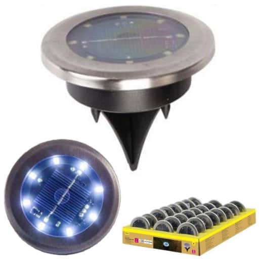 [OP-0952240] Lampara Solar Cesped Ø7cm