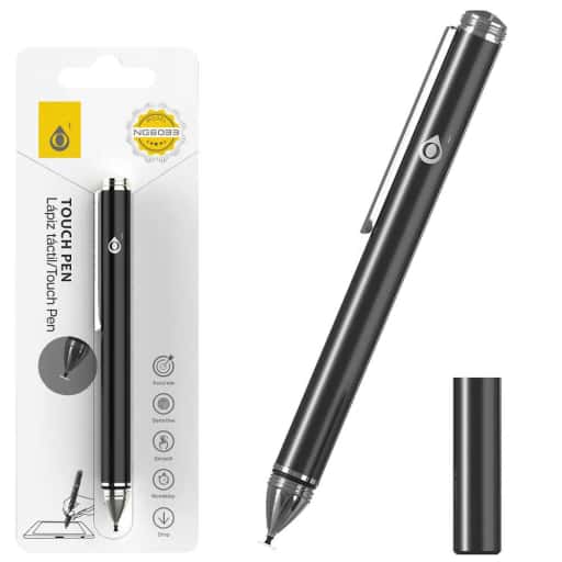 Puntero Aluminio Punta Silicona Negro