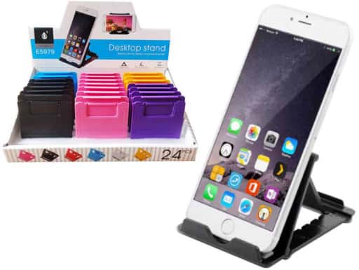 [OP-2500670] Soporte Sobremesa Plastico Regulable 5C.