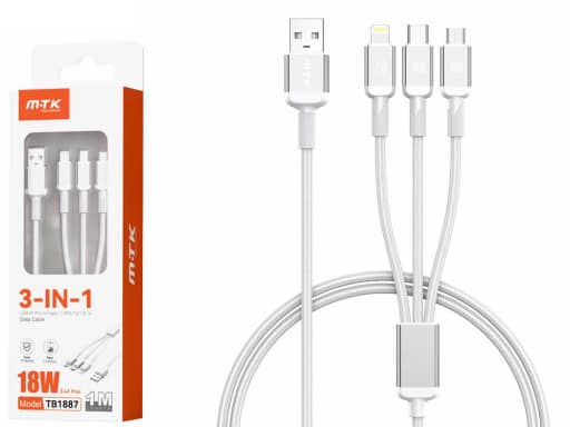 [OP-0158871] Cable Dato 3en1 Blarkon 3,4A