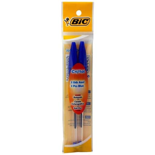 Boligrafo Cristal 1mm Blister-2